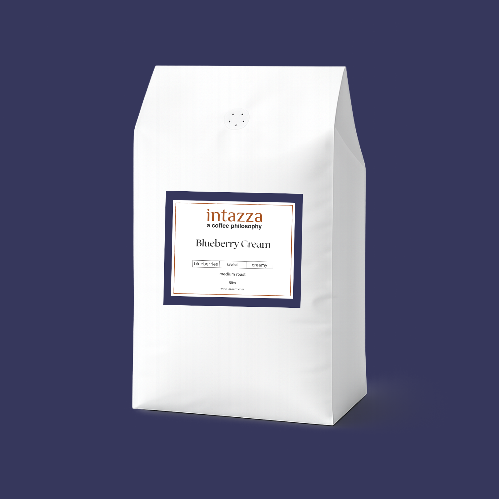 Flavored Blueberry Cream Coffee