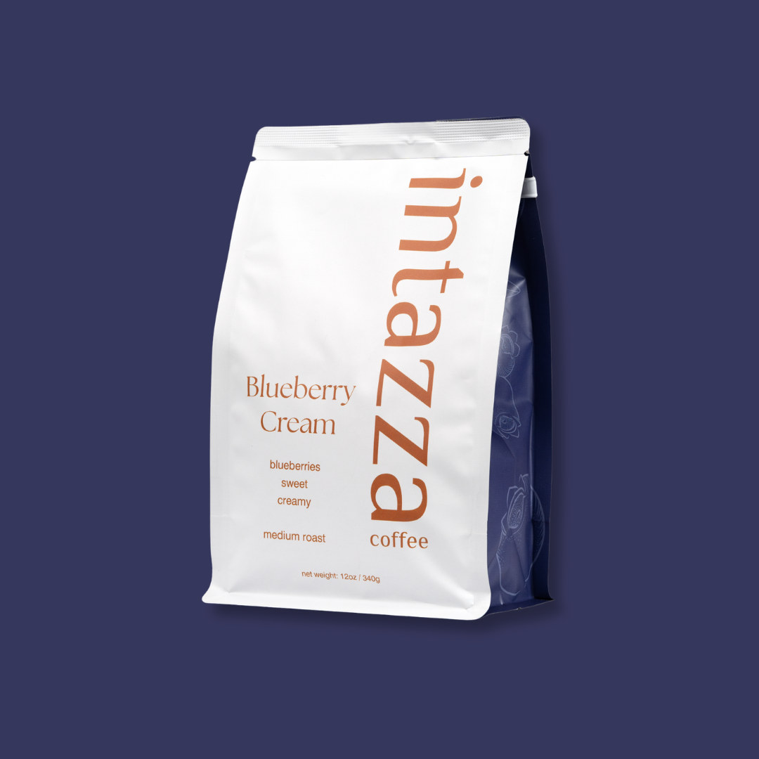 Flavored Blueberry Cream Coffee